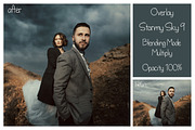 30 Stormy Sky Overlays, a Texture Graphic by LovePhotoMoment (Thumbnail 5 of 11)