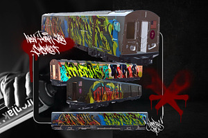 3d New York City Subway Procreate, an Object 3D Model by Torus1