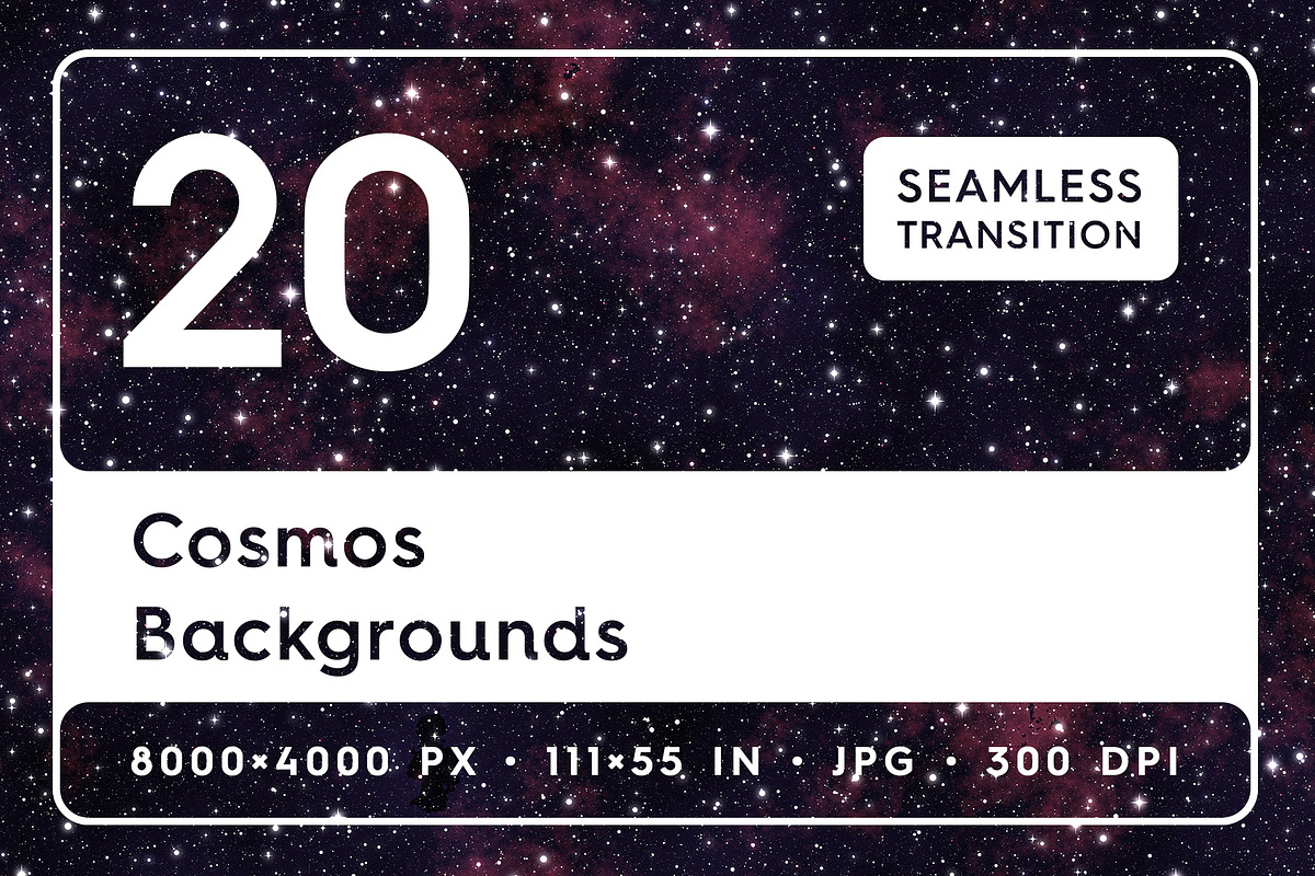 20 Cosmos Backgrounds, a Background Graphic by Textures & Backgrounds