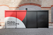 Street mural mockup bundle outdoor, an Advertising Mockup by FoundImages (Thumbnail 30 of 42)