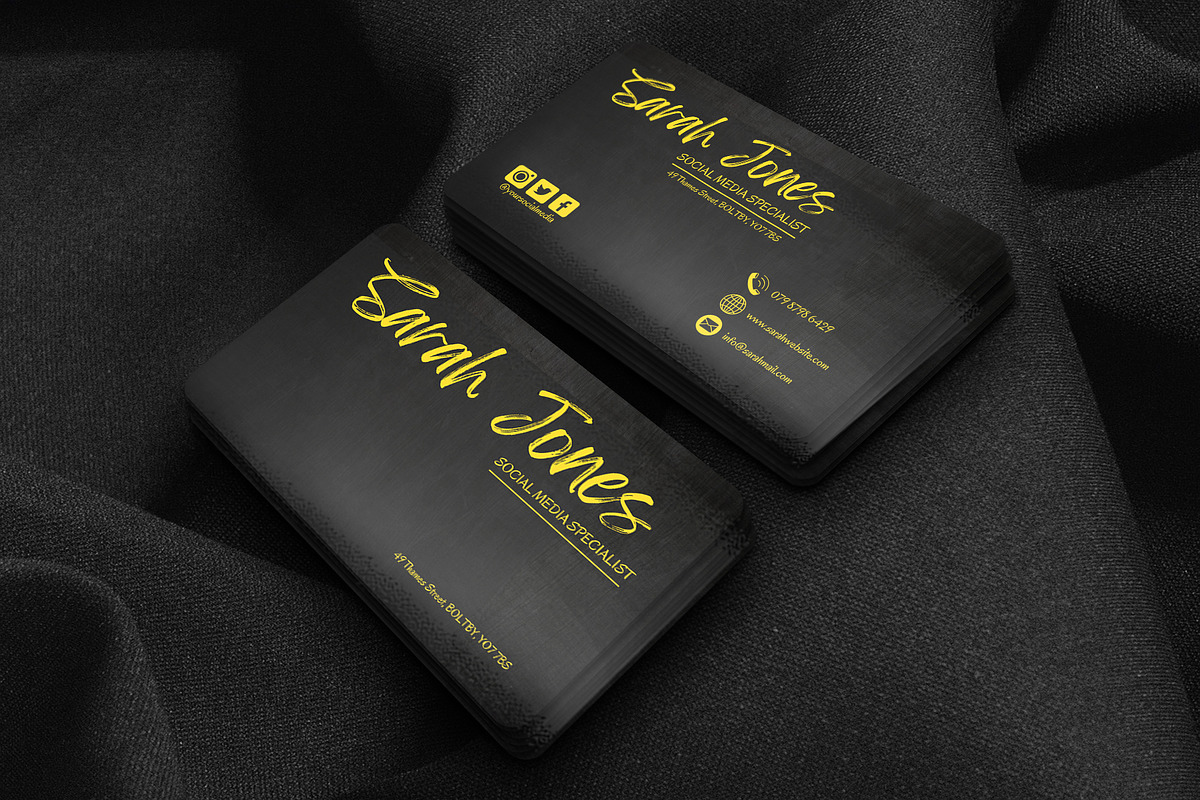 Business Card Template, a Business Card Template by FakhiiDesigns (Photo 2 of 5)