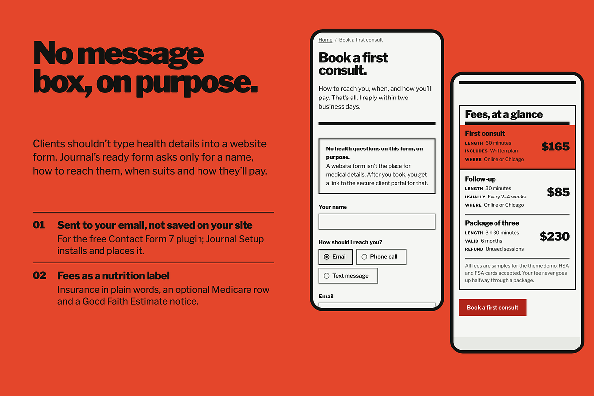 Dietitian Website WordPress Theme, a WordPress Template by Lavanta (Photo 7 of 11)