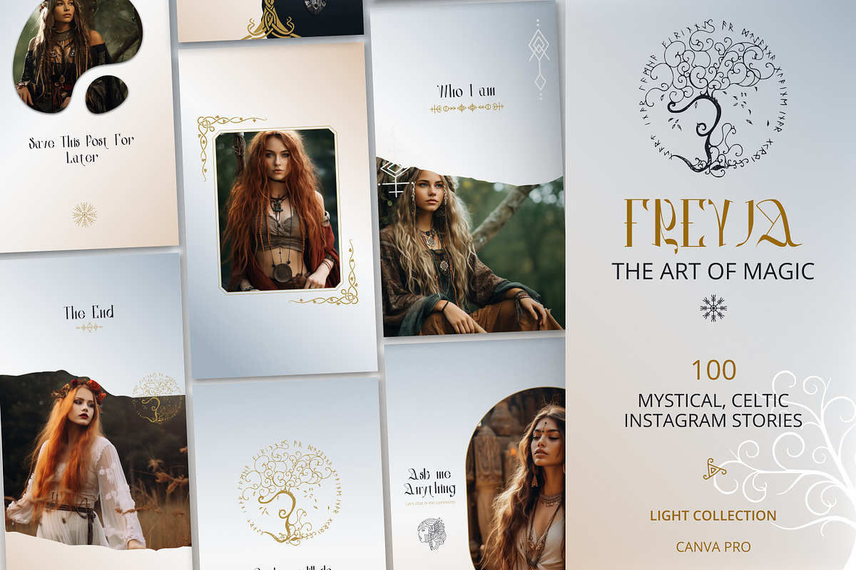 Celtic, Spiritual Instagram Stories, a Social Media Template by Under My Cozy Roof (Photo 1 of 8)