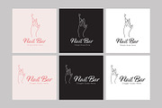 Nail Bar Logo Template, a Branding & Logo Template by BrandPacks (Thumbnail 2 of 4)