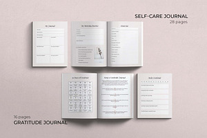 Self-Care Canva Template Bundle