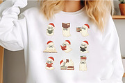 Christmas Ghosts Reading PNG, an Illustration by Craft Nest (Thumbnail 2 of 6)