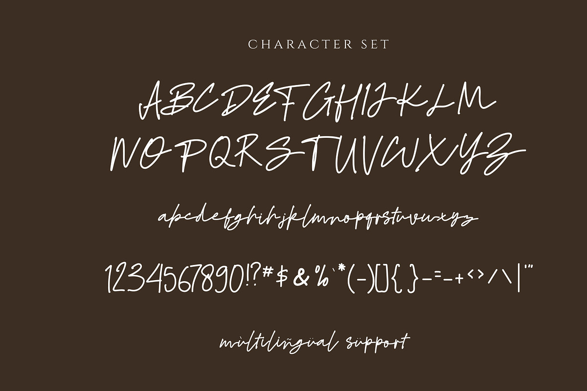 Rockye - Modern Script Typeface, a Script Font by Kincrev Studio (Photo 6 of 8)