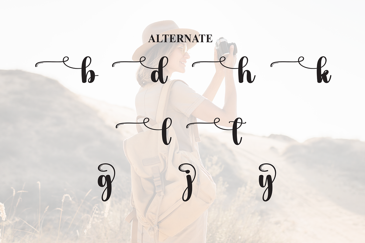 Traveling | Script Font, a Handwritten Font by Scratchones (Photo 8 of 9)