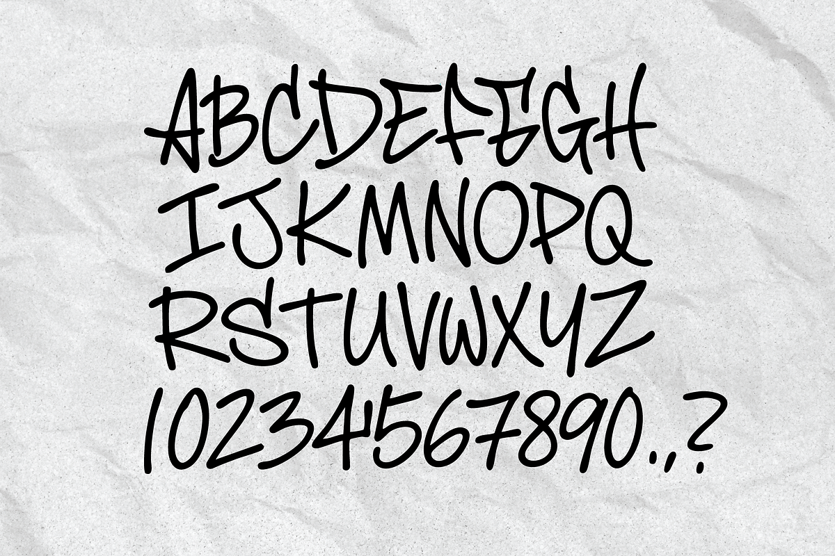 Slicknote Font, a Font by jango1015 (Photo 3 of 3)