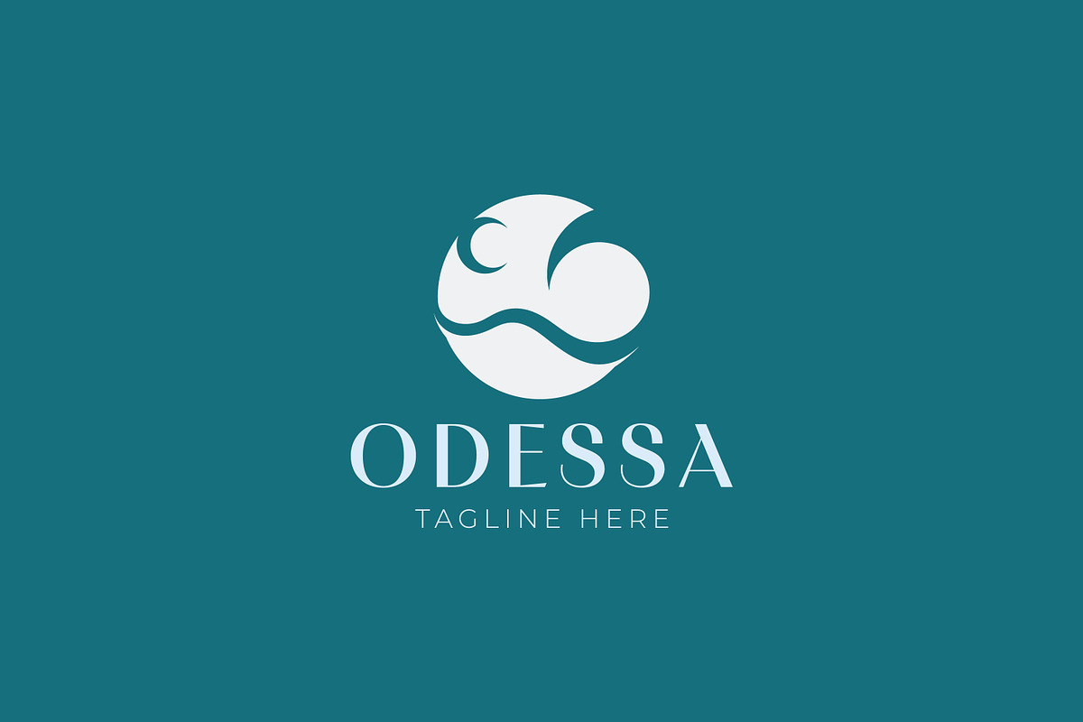 Beach Logo Crescent Moon & Wave, a Branding & Logo Template by Signatoro (Photo 3 of 3)