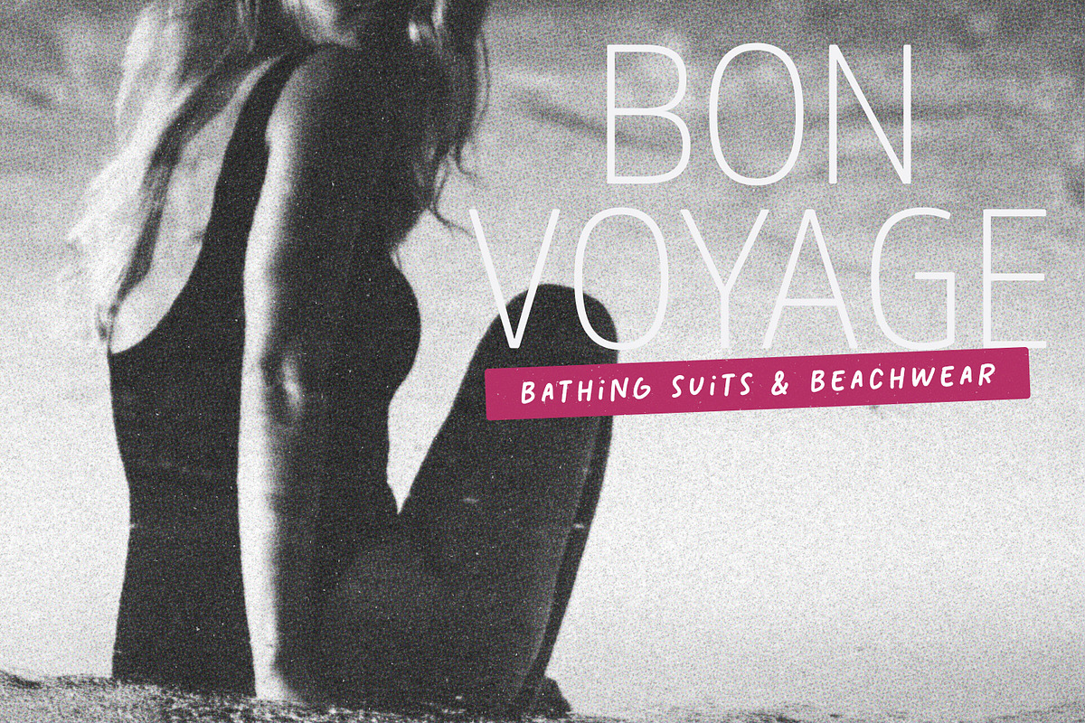 Postcards From Paris | Font Trio, a Sans Serif Font by