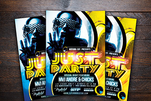 Just Party Flyer