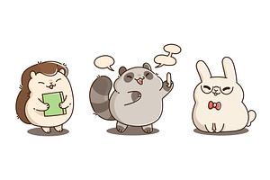 Cartoon school animals ready for, an Education Illustration by art PVP - market