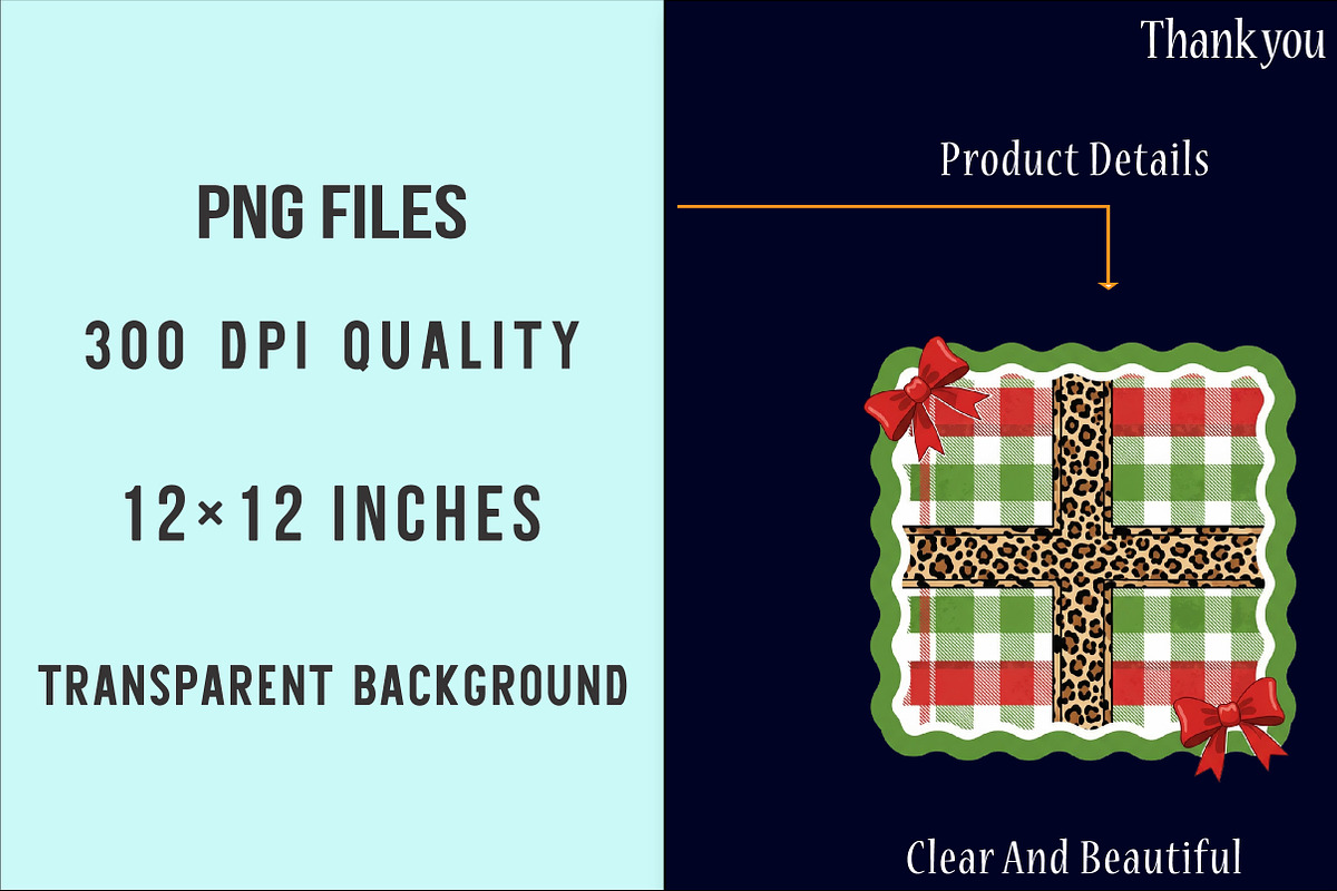 Coquette Christmas Frame Border PNG, an Illustration by SinaCreation (Photo 6 of 7)