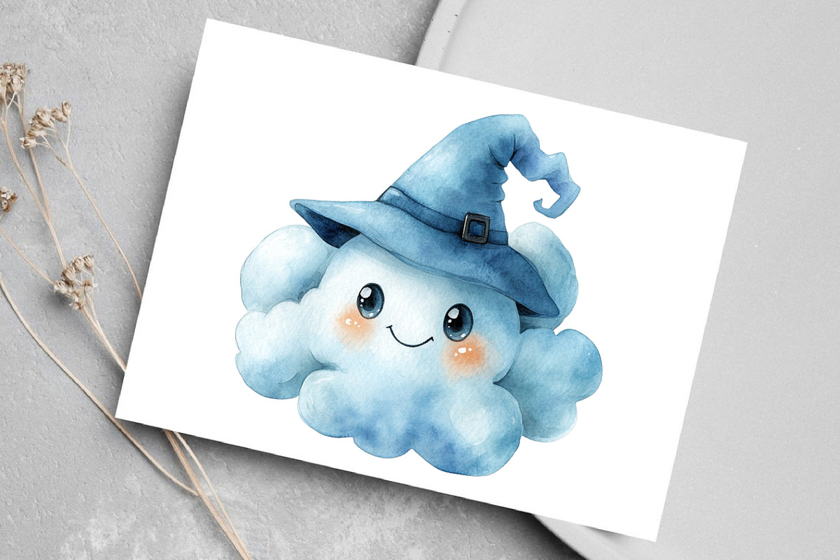 Kawaii Baby Halloween Clipart Bundle, an Illustration by Canvas Craft (Photo 6 of 8)