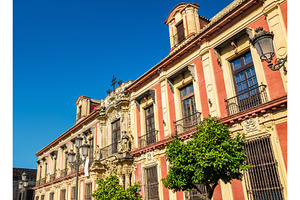 The Palacio Arzobispal in Seville - Spain, Andalusia, an Architecture Photo by Leonid Andronov