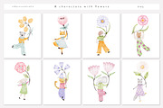 FLOWER DANCE illustrations&patterns, an Animal Illustration by erasovas (Thumbnail 2 of 11)