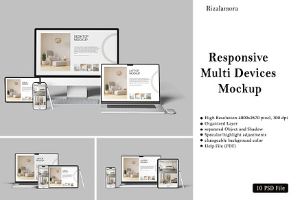 Responsive Multi Devices Mockup