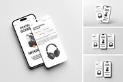 Phone screen mockup, an iPhone Mockup by AnasStudio (Thumbnail 1 of 5)