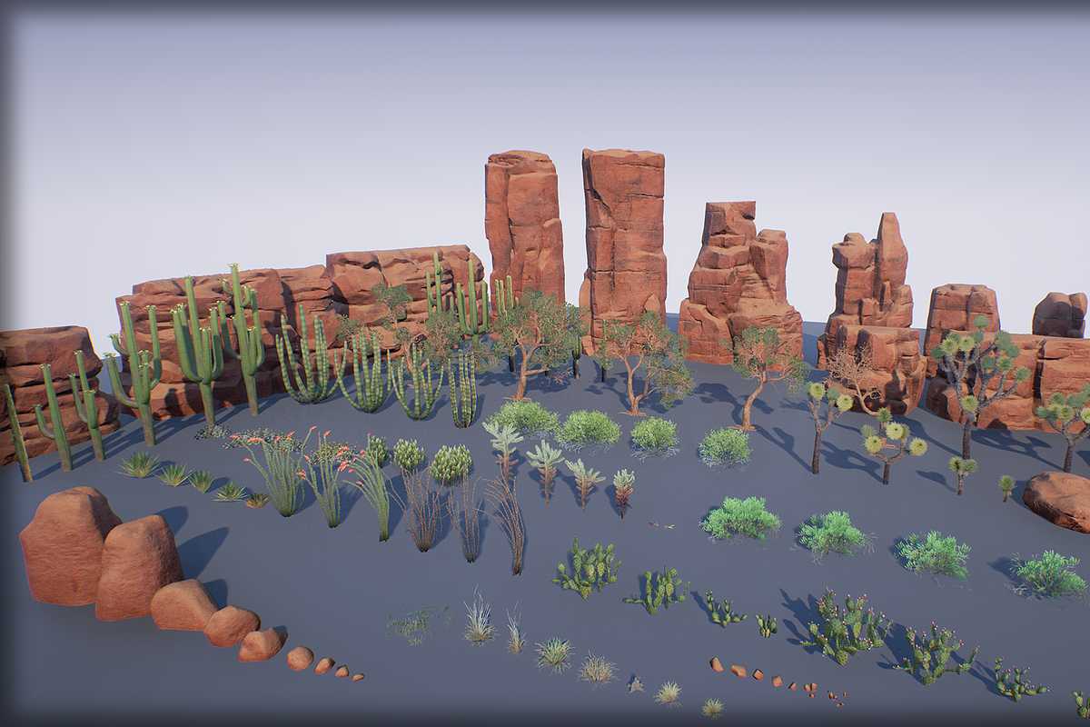 Red Desert Pack, an Environmental 3D Model by SilverTM (Photo 10 of 10)