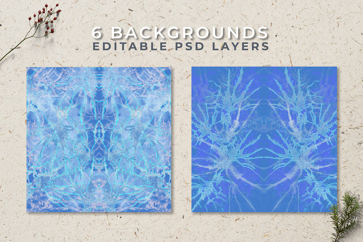 Nordic Winter Backgrounds, a Pattern Graphic by The Gypsy Goddess (Photo 7 of 10)