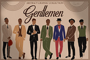 Gentlemen abstract collection, a Decorative Illustration by EasyArt (Thumbnail 1 of 10)