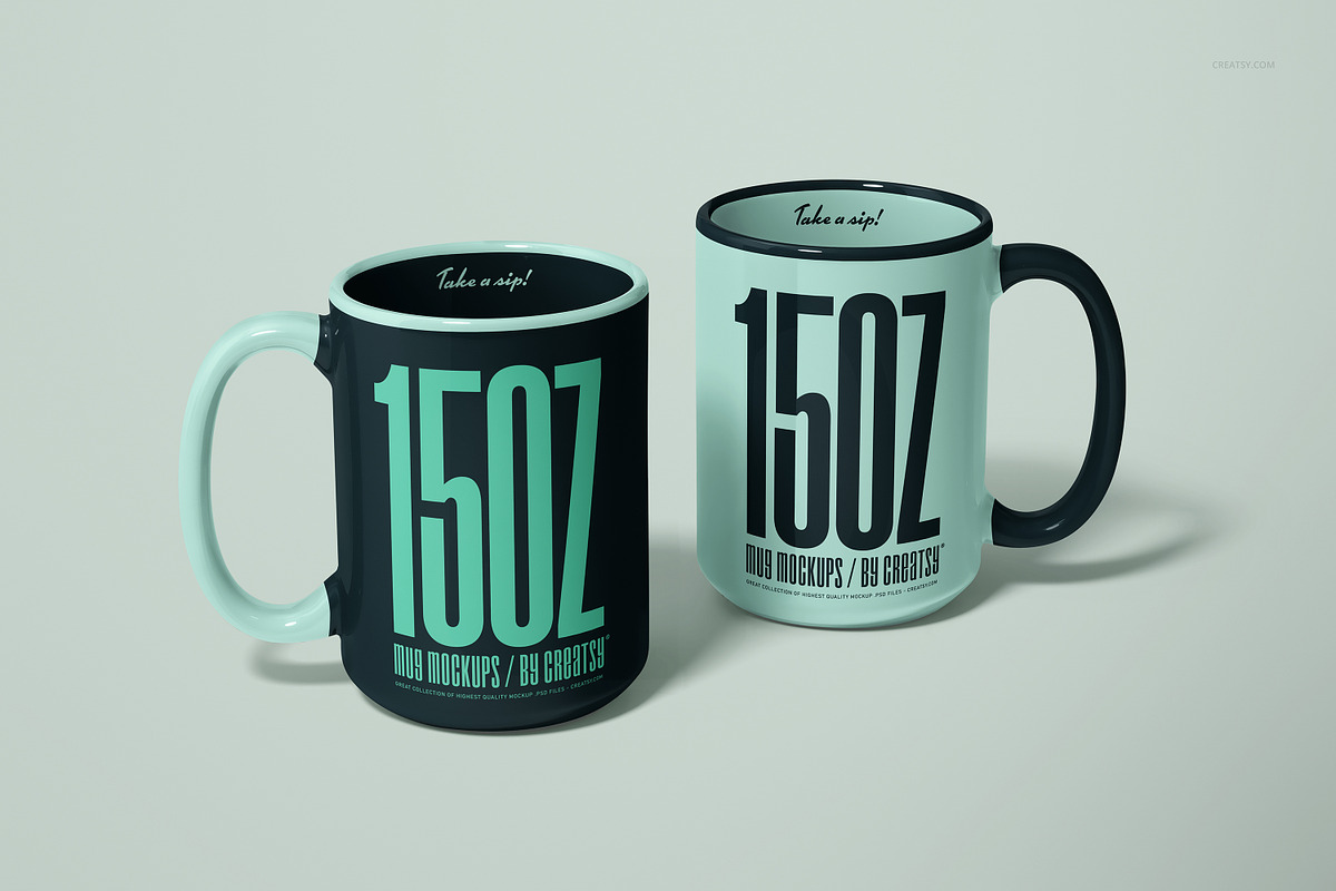 Mug Mockup Set 15oz Many Views, a Merchandise Mockup by creatsy5 (Photo 22 of 33)
