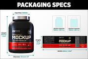 5lb Whey Protein Jar Mockup C1-Pro, a Packaging Mockup by Design Warlord (Thumbnail 13 of 16)