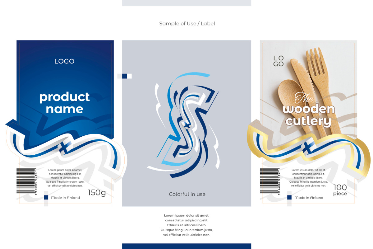 Finland flag ribbon vector, a Templates & Theme by Simbos (Photo 6 of 9)