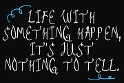 Avanto, a Handwritten Font by JelekType (Thumbnail 7 of 9)