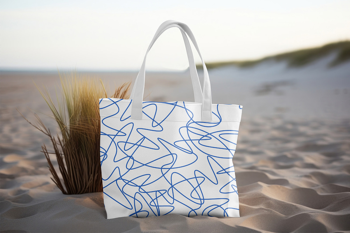 Blue Lines, a Graphic by MalyskaStudio (Photo 3 of 5)