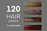 20 Procreate Hair Brushes Set+Bonus, a Brush Add-On by LiuBi Art (Thumbnail 3 of 3)
