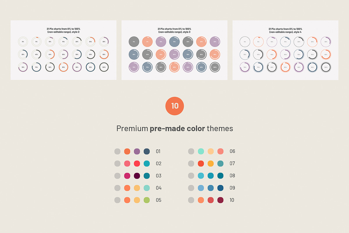 Chart and Diagram PowerPoint Toolbox, a Presentation Template by HiSlide.io (Photo 5 of 5)