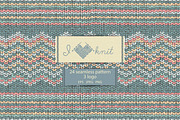 Knit seamless pattern and logo set, a Pattern Graphic by antuanetto (Thumbnail 1 of 8)