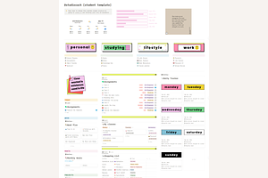 Student Life Notion Template