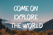HAKORA - Handwritten Brush Font, a Handwritten Font by Dhabee (Thumbnail 2 of 8)