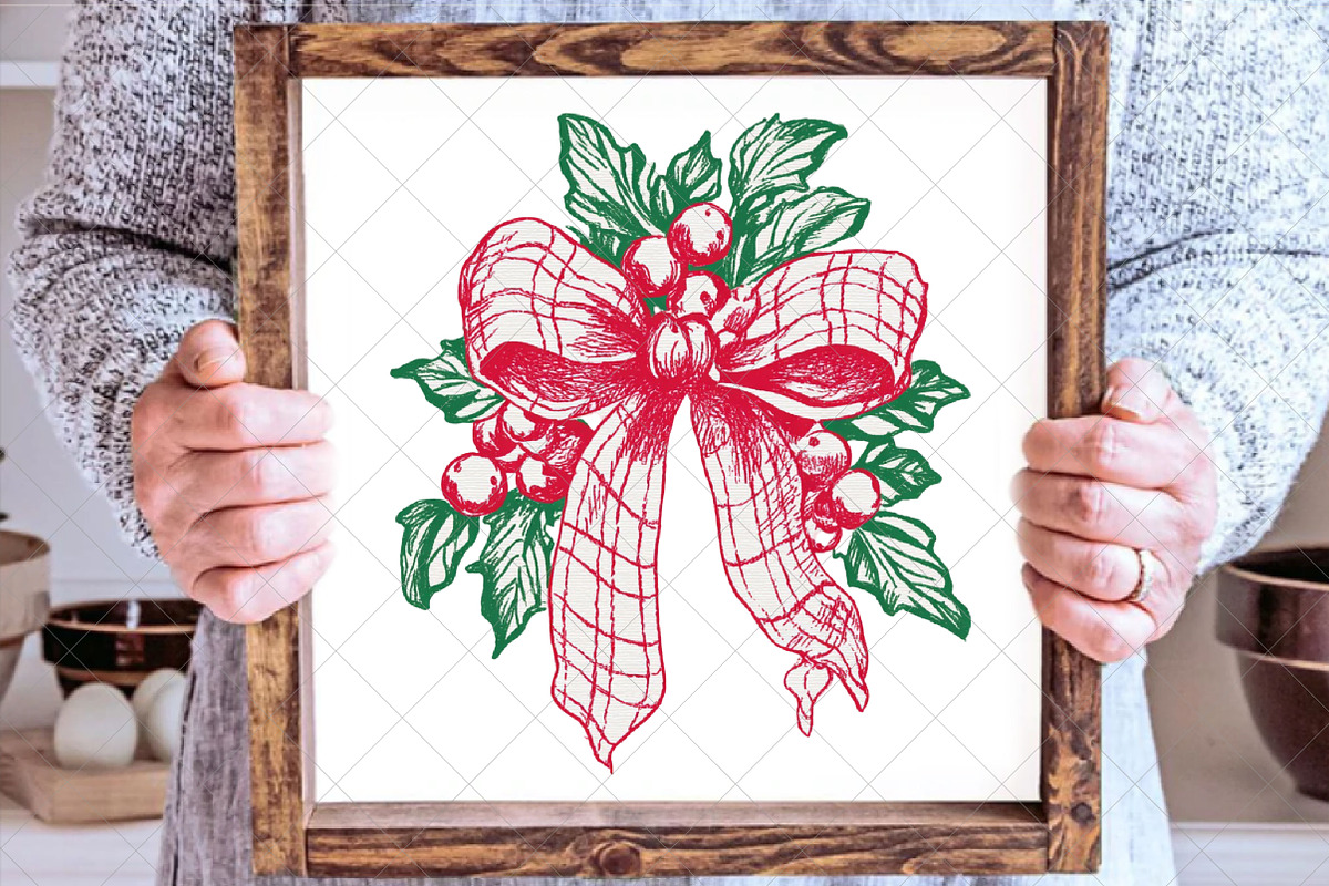 Christmas Line Art Png- Bow PNG, an Illustration by SinaCreation (Photo 2 of 7)
