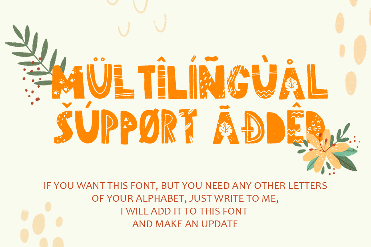 Jungle Vibes • Font Family preview 7
