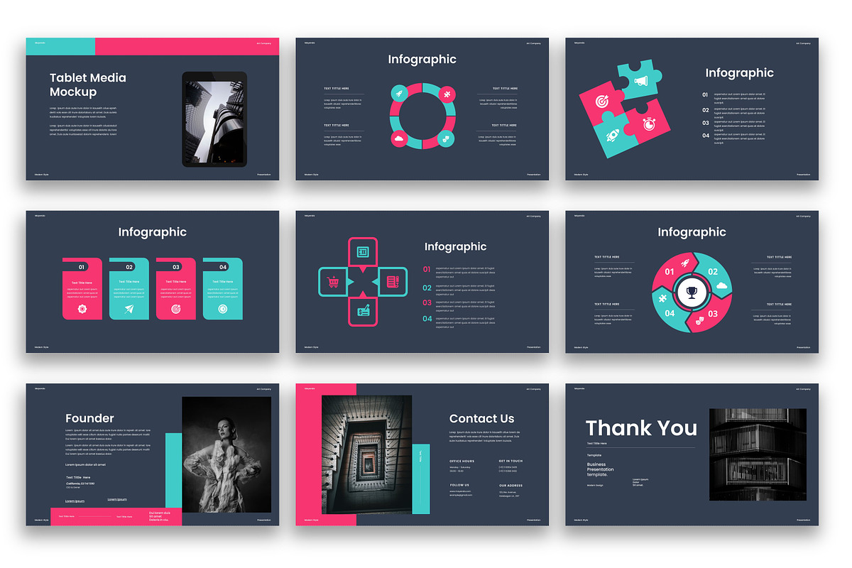 Mayenda – Business PowerPoint, a Presentation Template by kreatifreya (Photo 5 of 5)