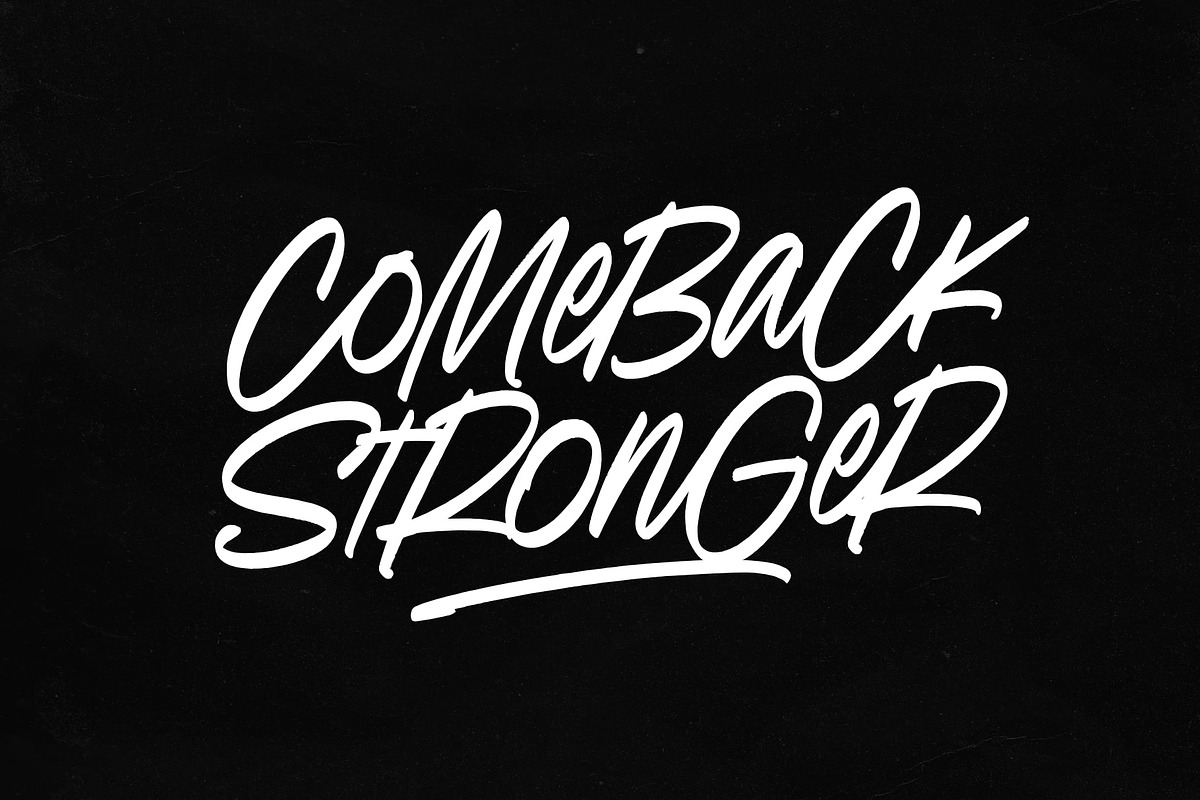 Radiance Skyline, a Handwritten Font by Damarletter (Photo 5 of 6)
