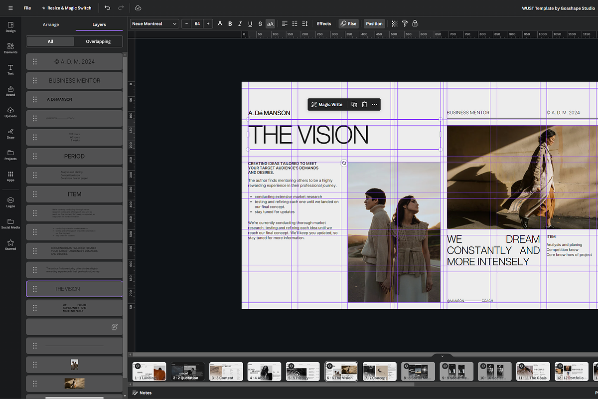 WUST / website, pitch deck, brochure, a Templates & Theme by Goashape Studio (Photo 8 of 26)