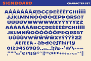 Signboard Extra Bold Lettering, a Sans Serif Font by Paper Moon Graphic Supply (Thumbnail 3 of 16)