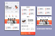 Website Landing Page Design Layout, a Landing Page Template by MightyDesign (Thumbnail 1 of 8)