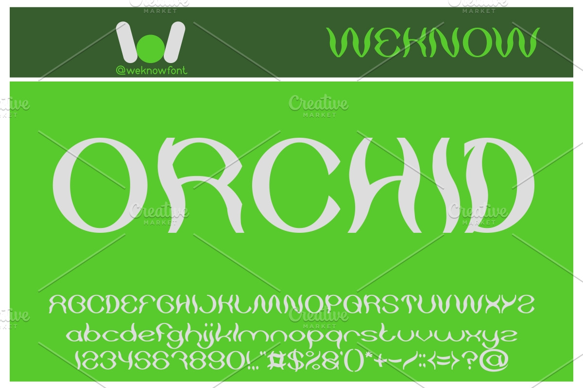 psychedelic font, a Font by weknow (Photo 5 of 5)