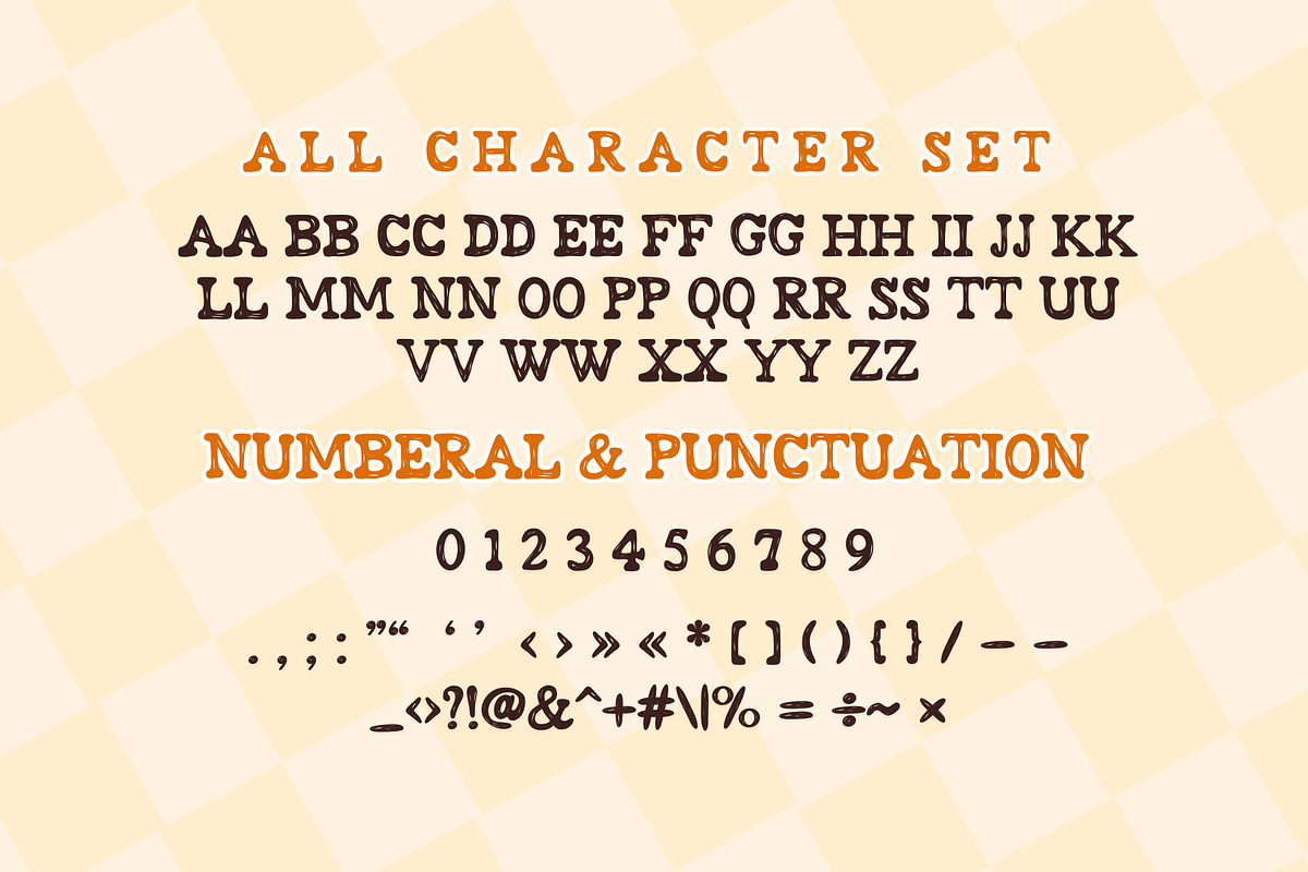 Spooky Mama is a retro duo font, a Serif Font by Brown Cupple (Photo 4 of 6)