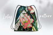 Lotus patterns and illustrations, a Pattern Graphic by Annet lovart (Thumbnail 14 of 17)