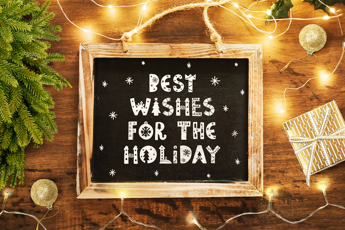 Decorative Funny Christmas Font! preview 4
