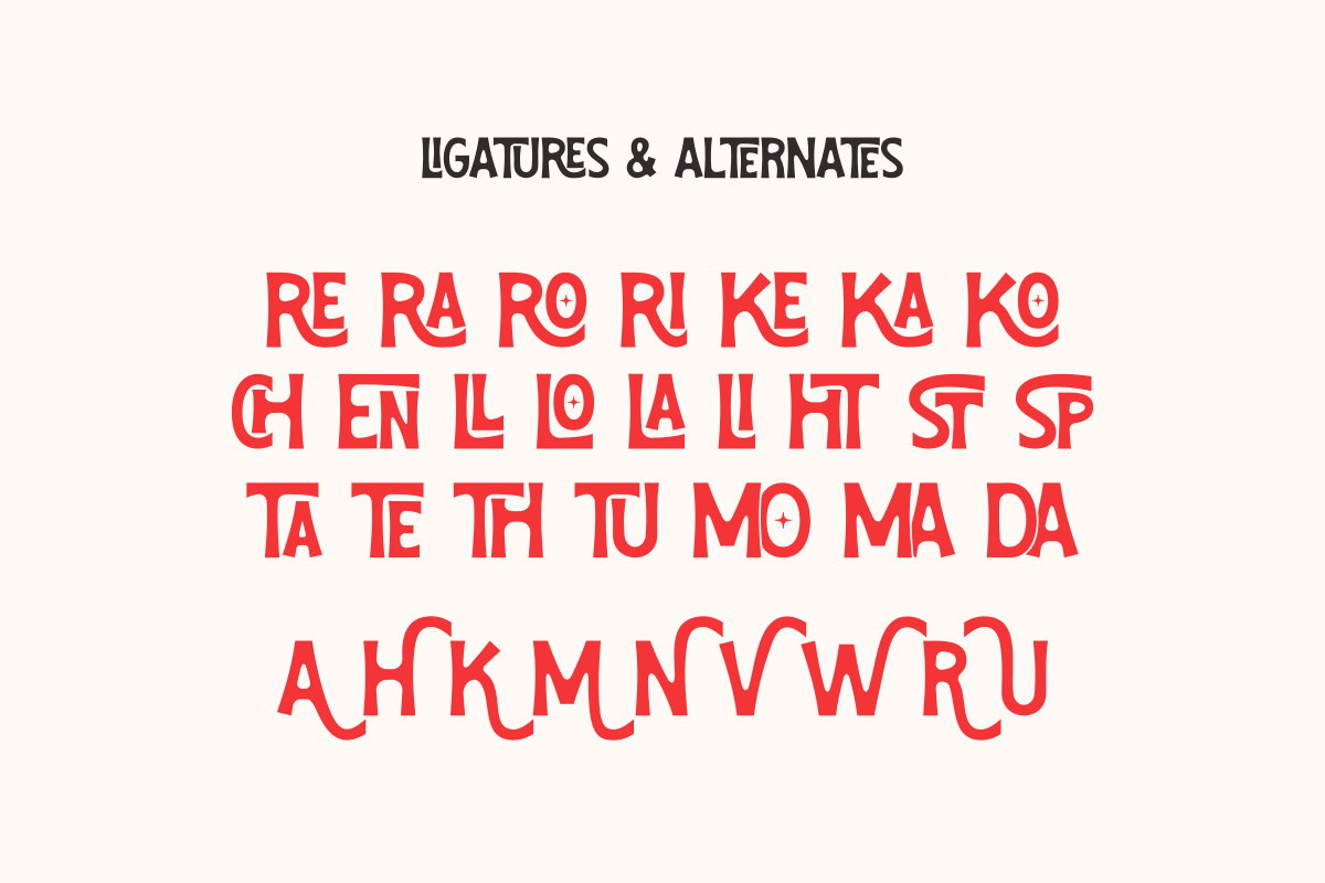 Holidays Christmas - Display Font, a Handwritten Font by SaktiAvellin (Photo 9 of 10)