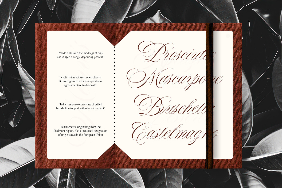 Monalisa Script Font, a Script Font by Letteralle Studios (Photo 17 of 23)