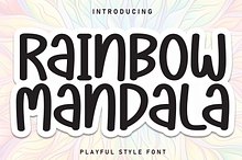 Rainbow Mandala | Script Font